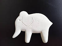 Фігурка з гіпсу "Милий слон" гіпсові фігурки для розфарбовування, статуетки, декор саду гуаш,акварель