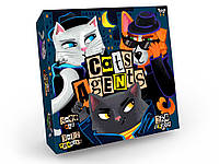 Настільна гра Cats Agent (укр) Danko Toys G-CA-01-01U коти агенти кубик карти розвиваюча логічна для дітей всієї родини
