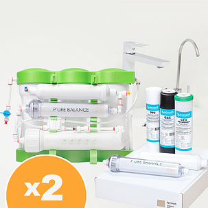 Річний запас картриджів для фільтра зворотного осмосу Ecosoft P`URE Balance і Sense, фото 1