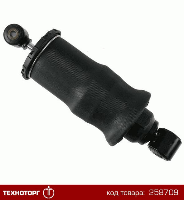 mst966  Амортизатор кабины с пневобал. задний MAN TGA, TGS, TGX