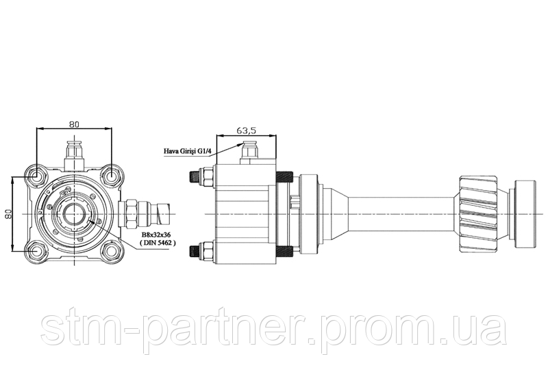 Коробка отбора мощности (КОМ) ZF 9S75 GV80 для BMC - CHRYSLER - FORD - IVECO - MERCEDES - фото 2 - id-p215353502