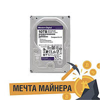 Жесткий диск (HDD) WD Purple 10Tb 3,5" 256MB, 7200 RPM, SATA 6 Gb (WD102PURZ)