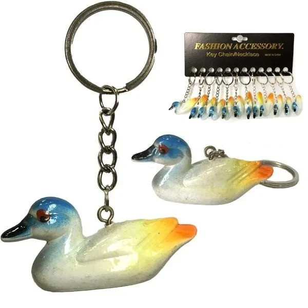 Гарний брелок для ключів Каченя Мандаринка набір 12 шт., фото 1