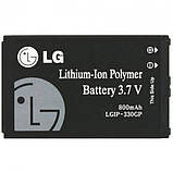 Аккумулятор  LG KF300 / LGIP-330GP, 800 mAh  Original PRC, фото 4