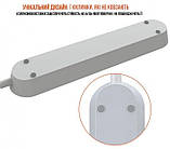 Подовжувач мережевий Ldnio SC3301, 3USB, 3 розетки, 1.6 м, чорно-білий Уцінка, фото 6