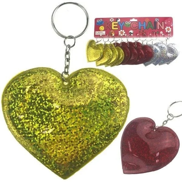 Брелок для ключів Серце набір 12 шт., фото 1