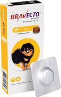 Bravecto Таблетки від бліх і кліщів для собак мініатюрних порід вагою від 2 до 4,5 кг - 1 уп