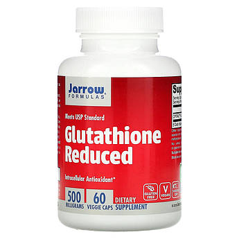 Глутатіон відновлений 500 мг Jarrow Formulas антиоксидант 60 вегетаріанських капсул