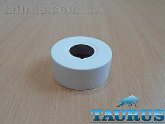 Білий високий плоский декор фланець ThermoPulse White D62/висота 25 мм, внутрішній розмір 3/4" (d26 мм)