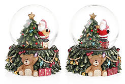 Водяна куля Санта з подарункам 9см