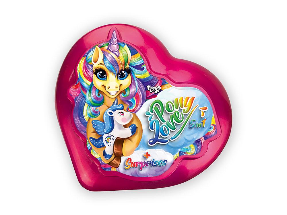 Набір креативного творчості Pony Love Danko Toys BPS-01-02U сюрприз іграшки слайм пісок бомбочка для ванни для дітей