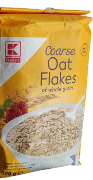 Цілісні вівсяні пластівці Kaufland Coarse Oat Flakes, 500 г