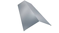 Планка ковзана з оцинкованої сталі для шиферного даху 200х200 (цинк 0,4) довжина 2 метри