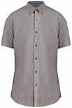 Чоловіча сорочка з коротким рукавом Finn Flare S19-21014-205 сера S, фото 6