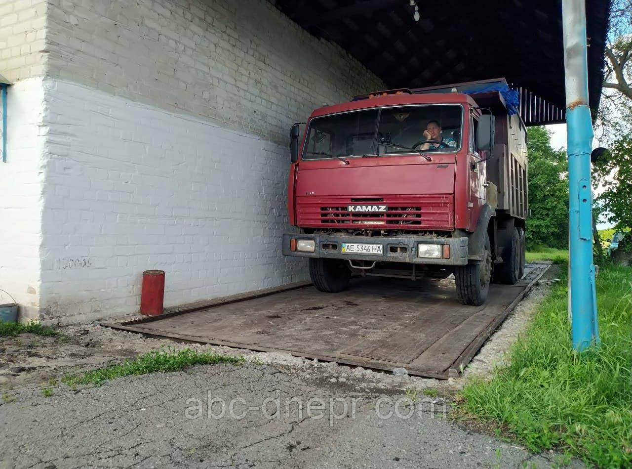 Модернізація автомобільних ваг 12 метрів на 4 датчика