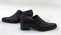 Туфли казаки мужские кожаные черные и коричневые 0009БМ