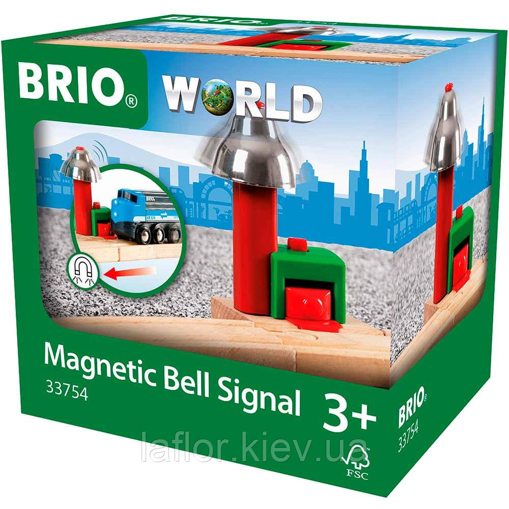 Сигнальний дзвіночок для залізниці Brio на магнітах 33754