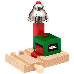 Сигнальний дзвіночок для залізниці Brio на магнітах 33754, фото 3