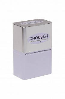 Choc Plus Tin Hot Chocolate White Marshmallow, 160g, фото 1
