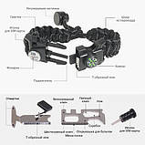 Браслет Рятувальник для виживання чорний, фото 5