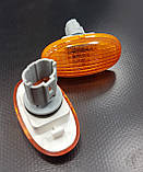 Повторювачі повороту в крило Авео (жовтий) OEM Корея, фото 4