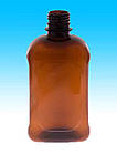 ПЕТ Пляшка коричнева-квадрат 0,5 л. Ø 28 мм., фото 3