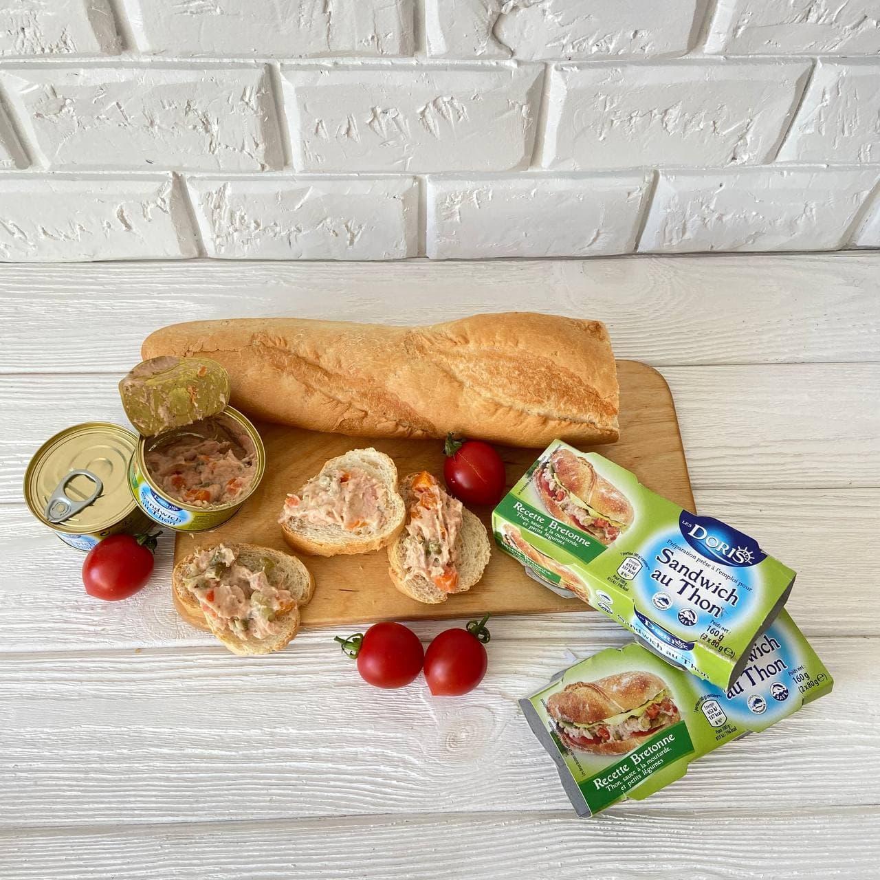 Паштет з тунця "Sandwich au Thone". Франція