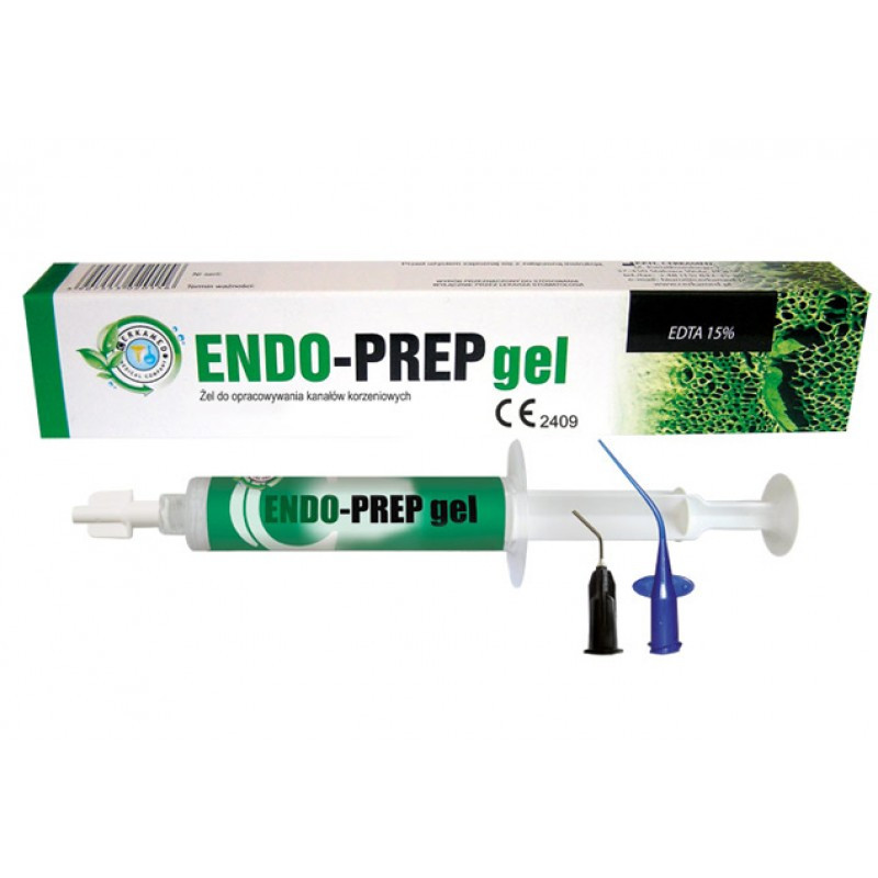 Endo-prep gel (ендо-преп Гель) шприц 10 мл. Гель для розширення кореневих каналів Cerkamed
