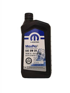 Безкоштовна доставка Моторне масло Mopar MaxPro Plus 0W-20 синтетичне 1л