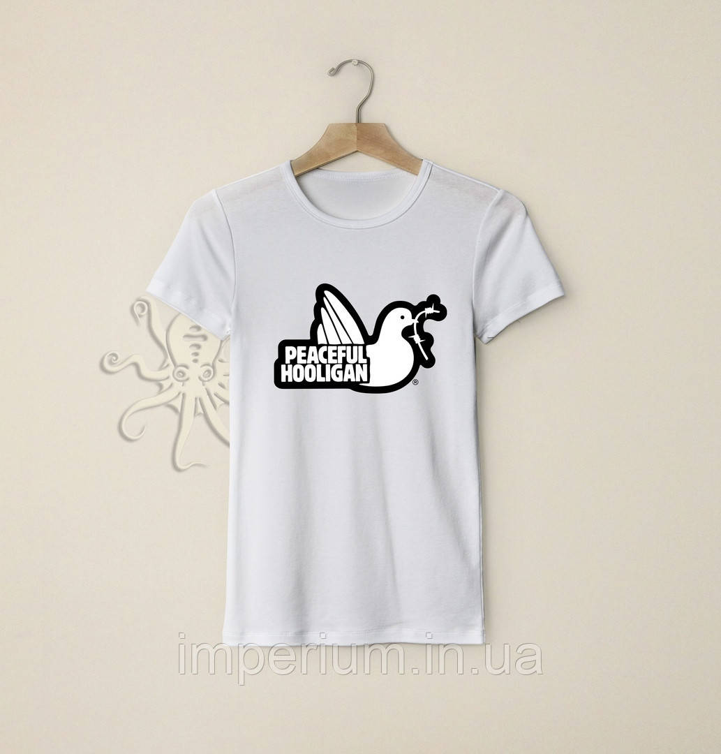 Стильна футболка | Peaceful Hooligan classic logo, фото 1