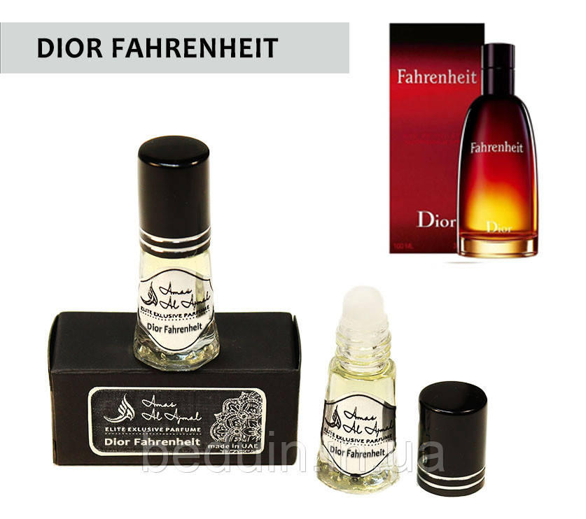 Незабутній чоловічий аромат аналог на Dior Fahrenheit (Діор Фаренгейт) Amas Al Ajmal