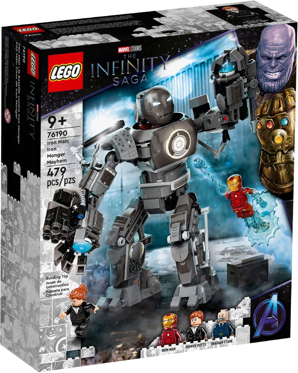 Лего Супергерої Залізна людина: сутичка з Залізним Торговцем Lego Super Heroes 76190