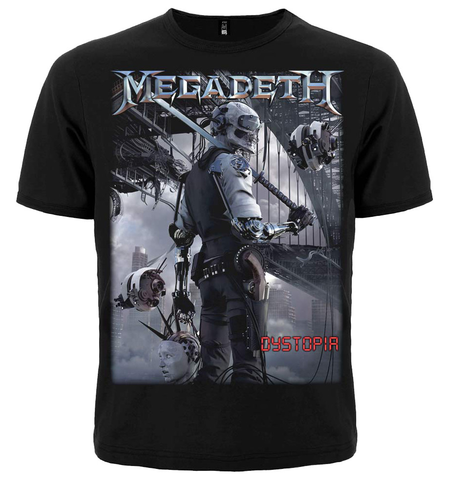 Футболка "Megadeth Dystopia" - фото 1 - id-p215379690