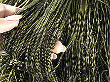 Шнур колір чорний із золотом 2.5 мм, фото 4