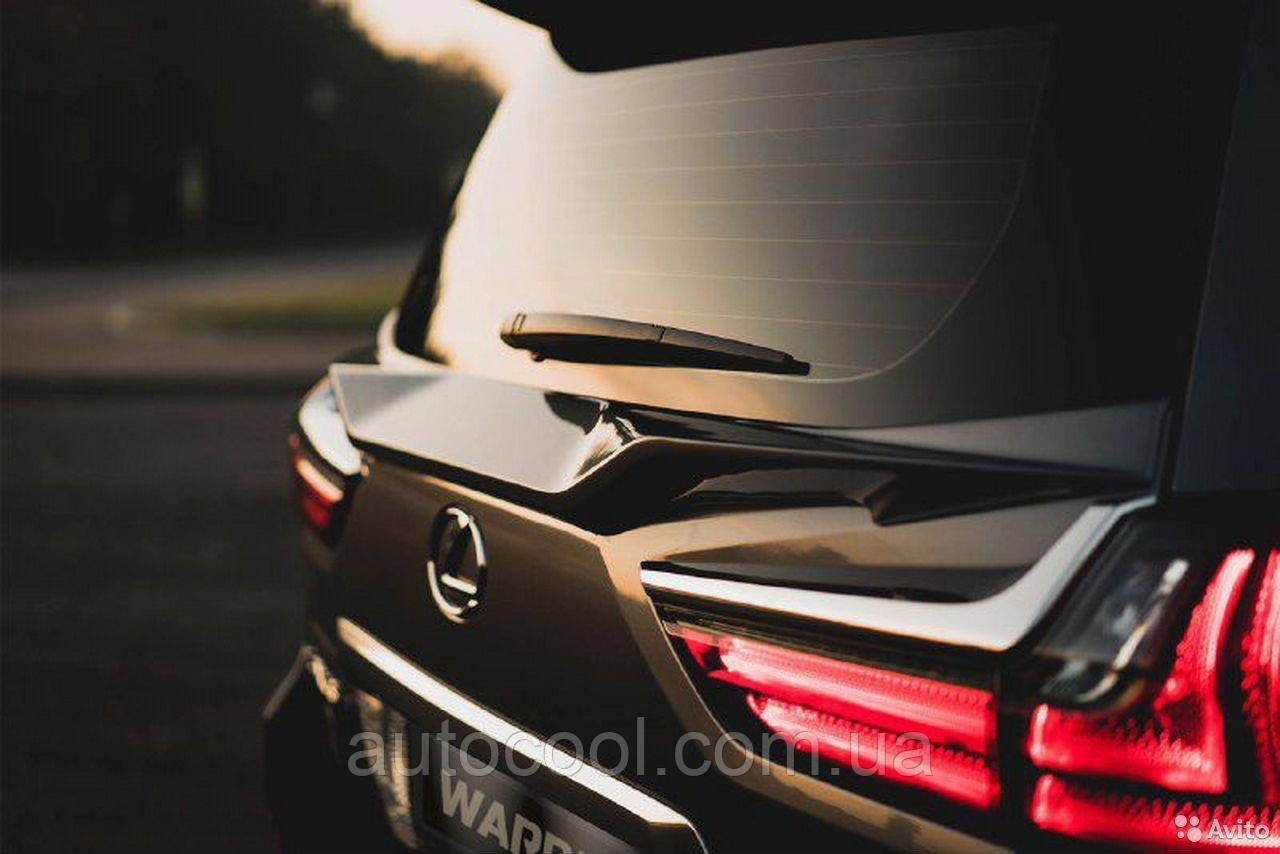 Спойлер під скло Lexus LX 570 2016+ г.в. Renegade, фото 1