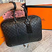 Чоловічий шкіряний портфель Louis Vuitton, фото 4