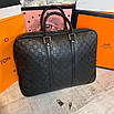 Чоловічий шкіряний портфель Louis Vuitton, фото 6
