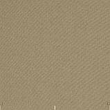 Тканина для штор Блекаут рогожка однотонна бежева Туреччина 124000v3 сонцезахисна, затемнююча., фото 2