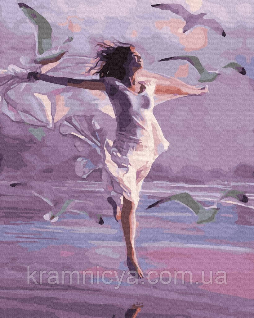 Розмальовка для дорослих за номерами Сплеск почуттів, 40х50 Rainbow Art (GX40339)
