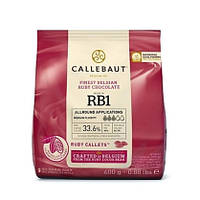 Рубиновый шоколад Callebaut 33.6% Ruby RB1 Бельгия 400 г