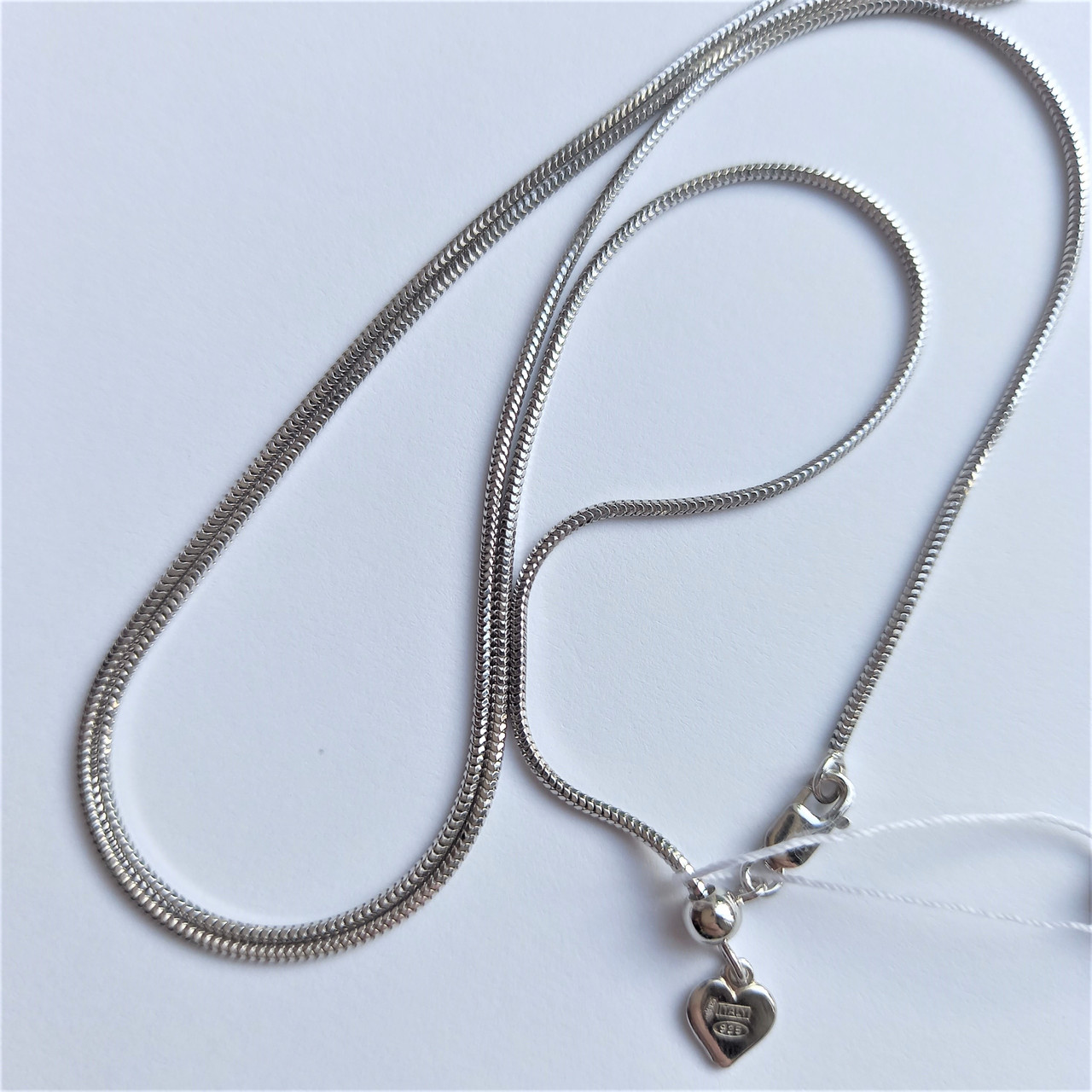 Срібне кольє Хвиля