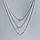 Срібне потрійне кольє Надія, фото 3