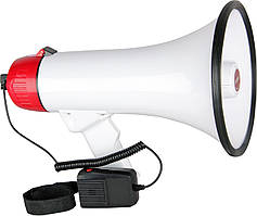 Гучномовець акумуляторний UKC Megaphone ER 55, білий Уцінка