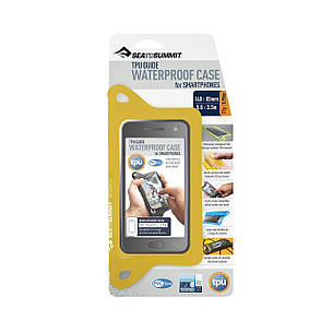 Гермочехол для телефону Sea To Summit TPU Guide W/P Case for Smartphones Yellow, 13 х 7 см (STS, фото 1