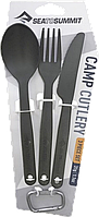 Набор столовых приборов Sea To Summit Camp Cutlery Set Charcoal (STS ACUTLCH)