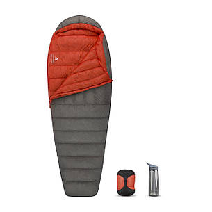 Жіночий спальний мішок Sea To Summit Flame FmII (2/-4°C), 183 см - Right Zip, Dark Grey/Paprika (STS AFM2-WL), фото 2