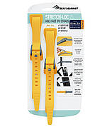 Набір стяжок Sea To Summit Stretch-Loc TPU Straps, 20mm x 625mm, 2 Pack, Yellow (STS ASLSTRP20X625YW)