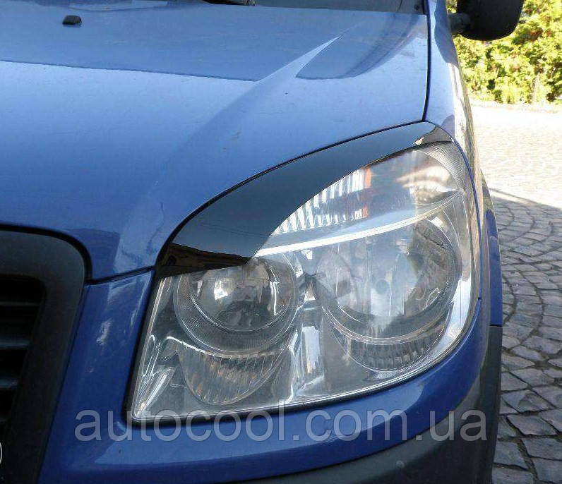 Вії на фари Fiat Doblo II 2005+ г. Фіат Добло, фото 1