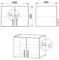 Антресоль №1 450х600х464мм Компаніт, фото 2