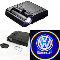 Логотип подсветка двери Фольцваген Lazer door logo light Volkswagen GOLF